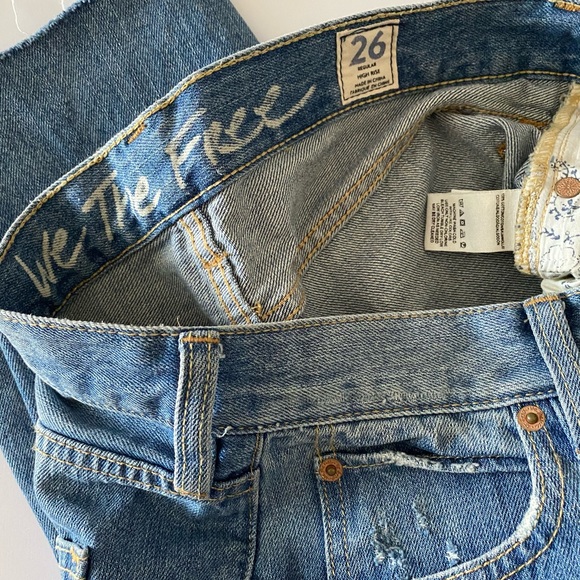 Free People Button Fly High Rise Jeans - Picture 14 of 16